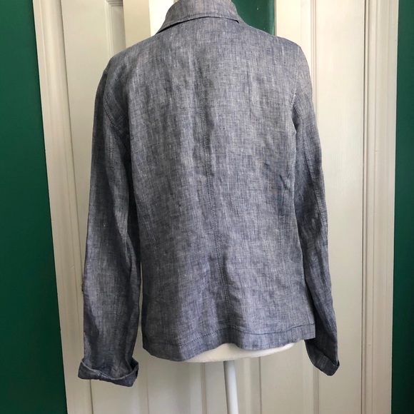 Caslon Denim Linen Blazer/Jacket size small - Picture 8 of 10